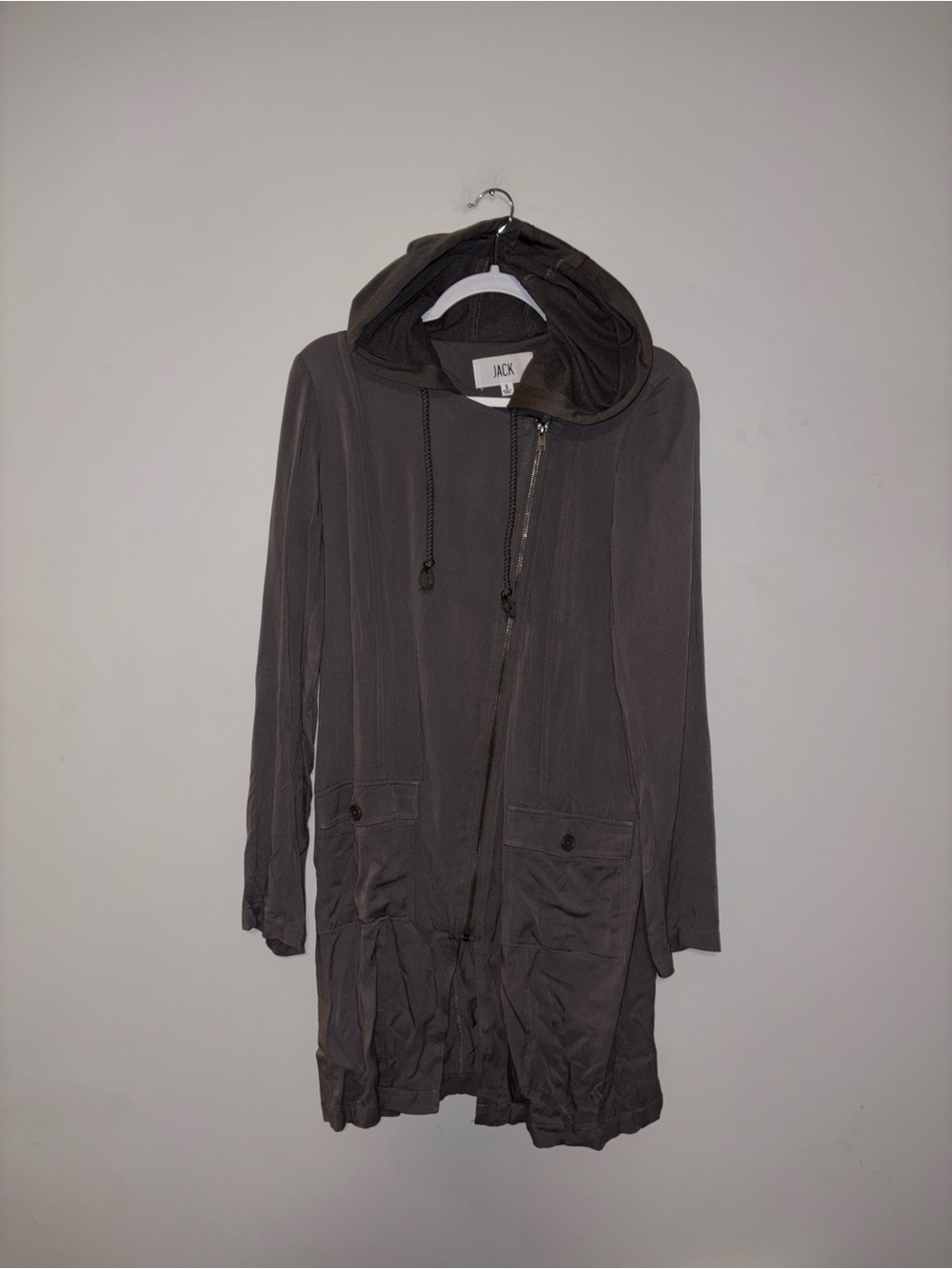 Steve Madden JACK | Gray Hooded Jacket